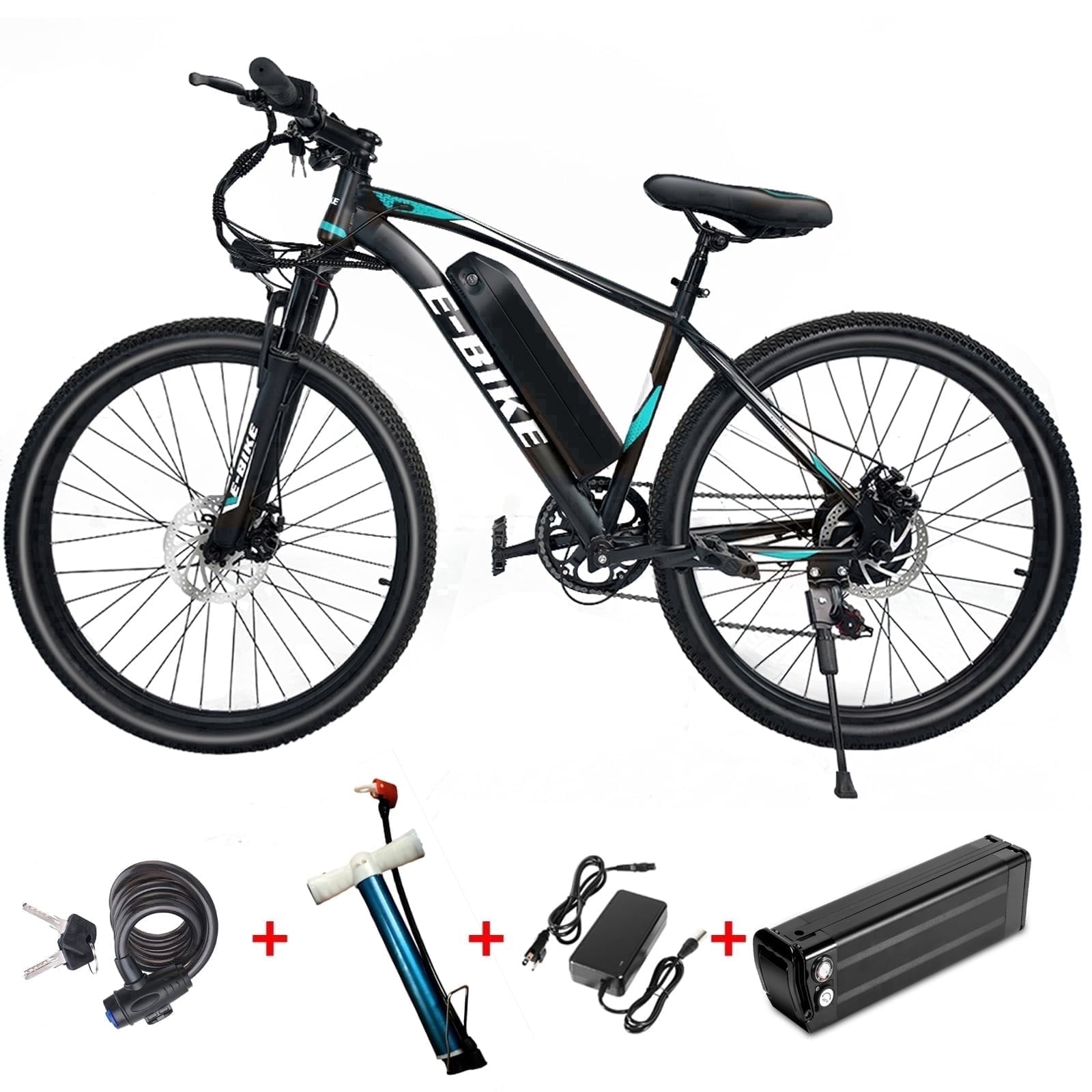 Electric Bicycle for Adults, 750W Peak 1000W Motor E Mountain Bike, 26in 45Miles 25MPH 7 Speed Commuting ebike with 432Wh, UL 2849 Electric Bikes
