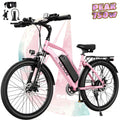 Electric Bike, 26 EBike with 750W Peak Motor, 48V 374.4Wh Removable Battery, 20+MPH, 7-Speed Gears, Includes Bike Pump, Phone Holder & Bike Lock - Electric Bicycle for Adults, UL2849 Electric Bikes