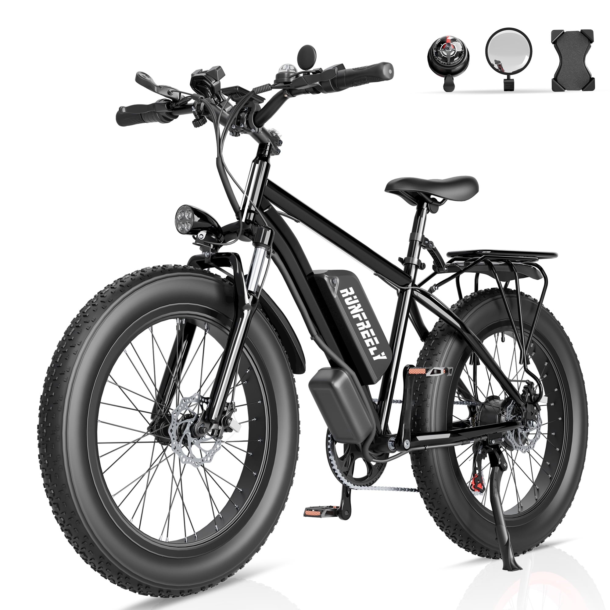 Electric Bike for Adults,1500/3000W Motor, 26 Fat Tire E-Bike with 48V 13AH/32AH Battery, 27/36 MPH Max 62-90 Miles Electric Motorcycle, 7-Speed Electric Mountain Bicycle Electric Bikes