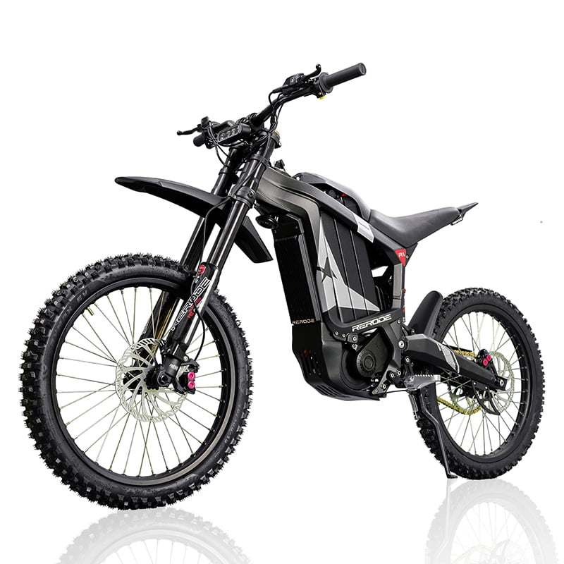 Electric Dirt Bike for Adults with Adjustable hydraulic shock absorber, 8000W Peak Motor, Max Speed 53MPH& Up to 75Miles,Electric Motorcycle with 72V/35AH Removable Battery,UL2849(USA Werahouse) Electric Bikes