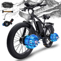 KYD Electric Fat Tire Bike for Adults, 6000W Dual Motor Ebike, Max 50MPH 26x4.0 Off-Road Mountain Electric Bicycle, 60V 25AH, UL2849 Electric Bikes