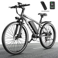 G26Electric Bike for Adults, 26 750W Peak Motor, 65 Miles 28MPH Ebike, 480Wh Battery Electric Bicycle for Adults 7 Speed Electric Bicycles Front Fork Suspension,UL2849 Electric Bikes