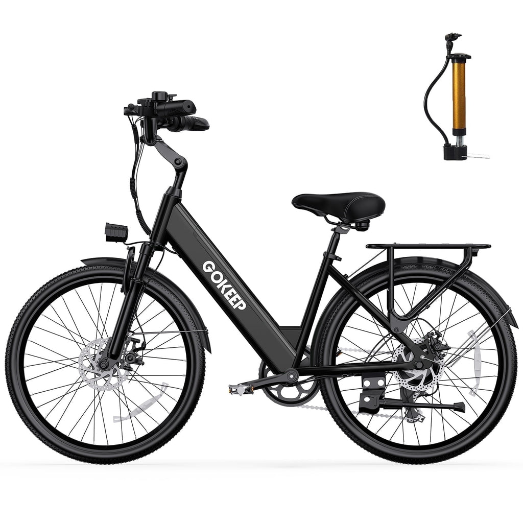 GOKEEP Electric Bike for Adults 600W Motor 10.4AH 48V Battery 26 All Terrain Ebike UL2849 Electric Bikes