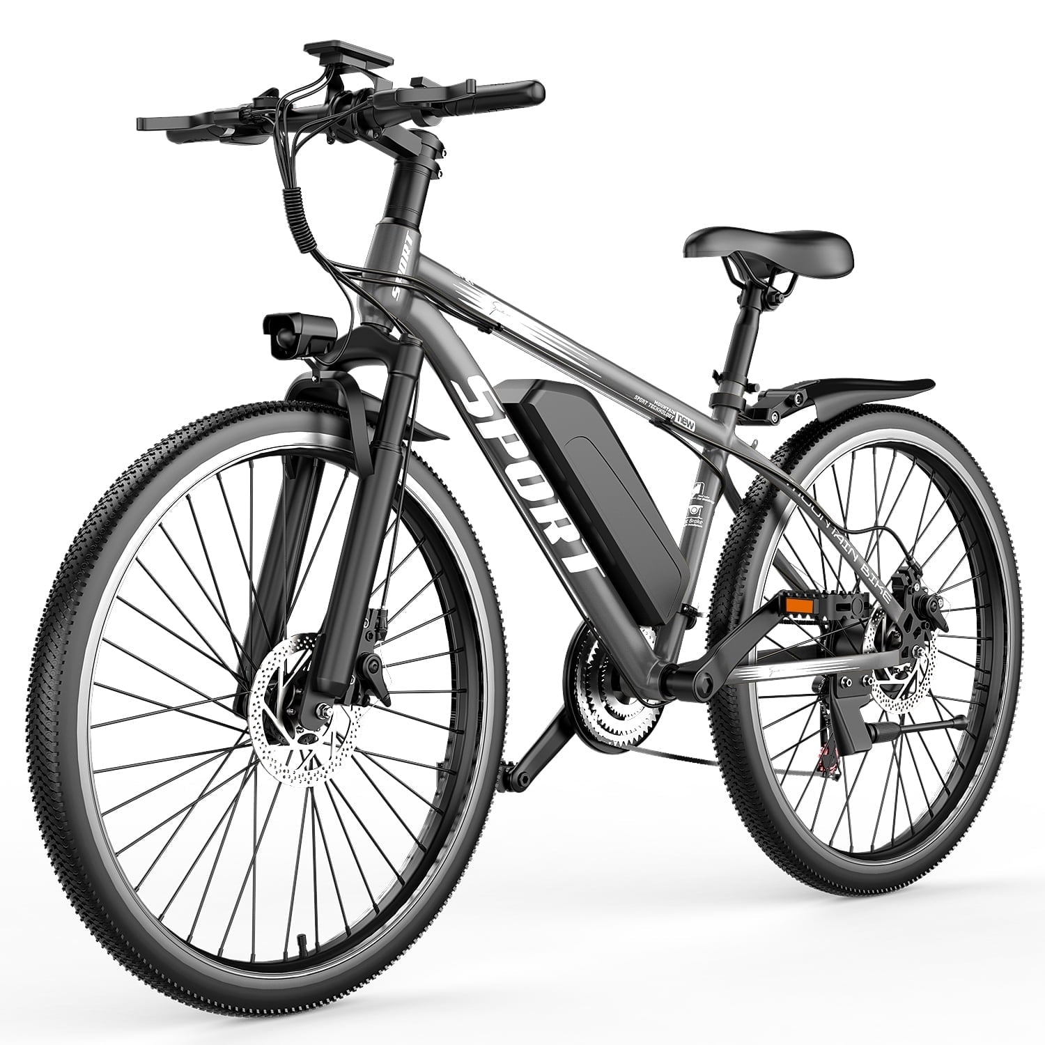 GWEIT 26Electric Bike for Adults, 1500W Peak Mountain E-Bike with 25MPH 45Miles Range Electirc Mountain Bike, 48V 10.4Ah Removable Battery, UL2849 Certified Electric Bikes