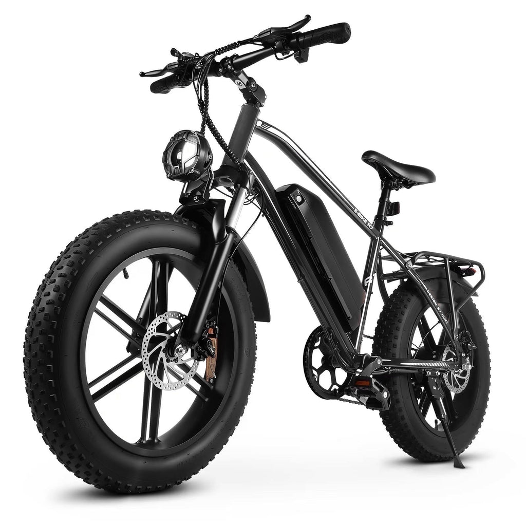 Hipatoo Peak 1000W Electric Bike for Adults, 20X4.0 Fat Tire E bike, 48V/13Ah Battery 25MPH Mountain Bike, 38 Miles Range Electric Bicycle for Cycling, 7-Speed E-bike, Ebike for Adults UL2849 Electric Bikes