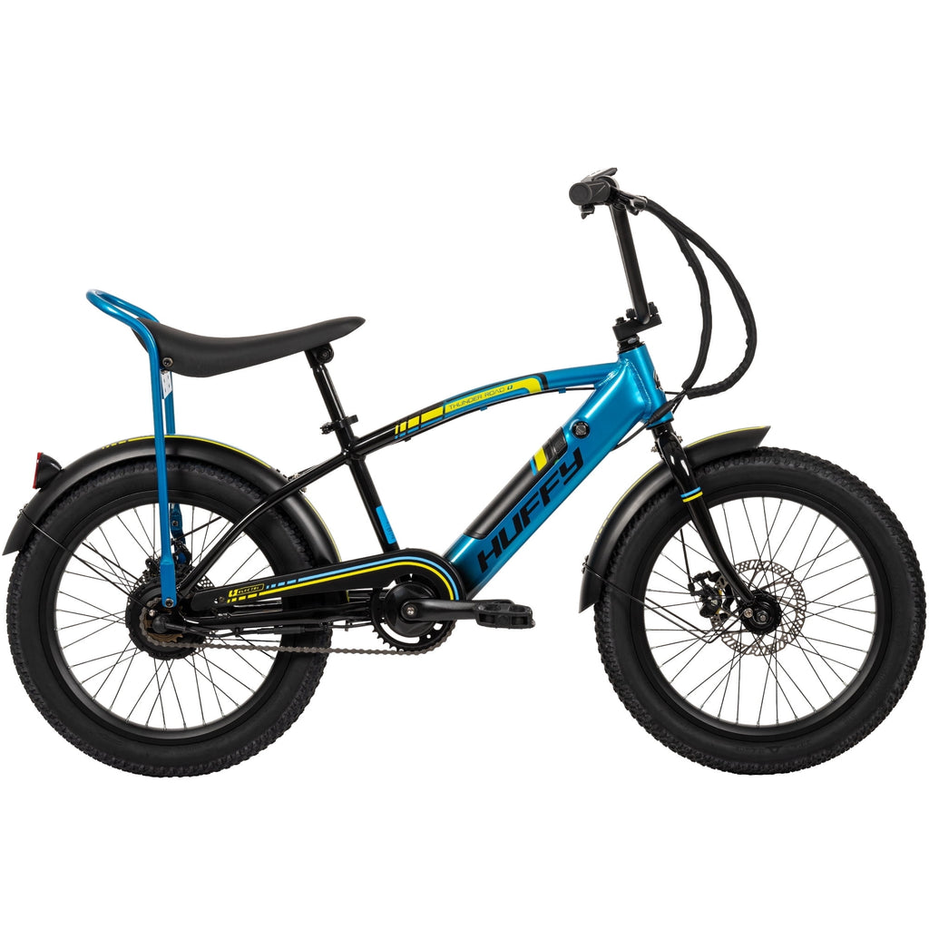 Huffy 20 eThunder Road Electric Bike, Fits Riders 3'7 - 4'7, Teal, Teen, Unisex Electric Bikes