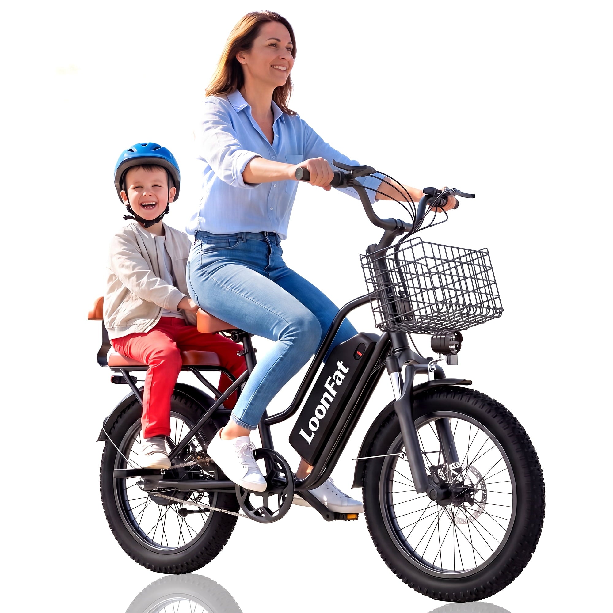 Loonfat Electric Bike for Women Men, 25MPH Peak 1000W Ebikes for Adults, 48V 15.6Ah Battery, 70 Miles Range, Step Through Commuter E-Bike, UL2849 Electric Bikes