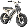 MACFOX M16 Electric Bike for Teens, 500W Motor, 20 MPH Top Speed, 25-Mile Range, 16x4.0 Fat Tires, Removable 48V Battery, Fits Riders 3'11 and Up, City & School Commuter E-Bike（Yellow） Electric Bikes