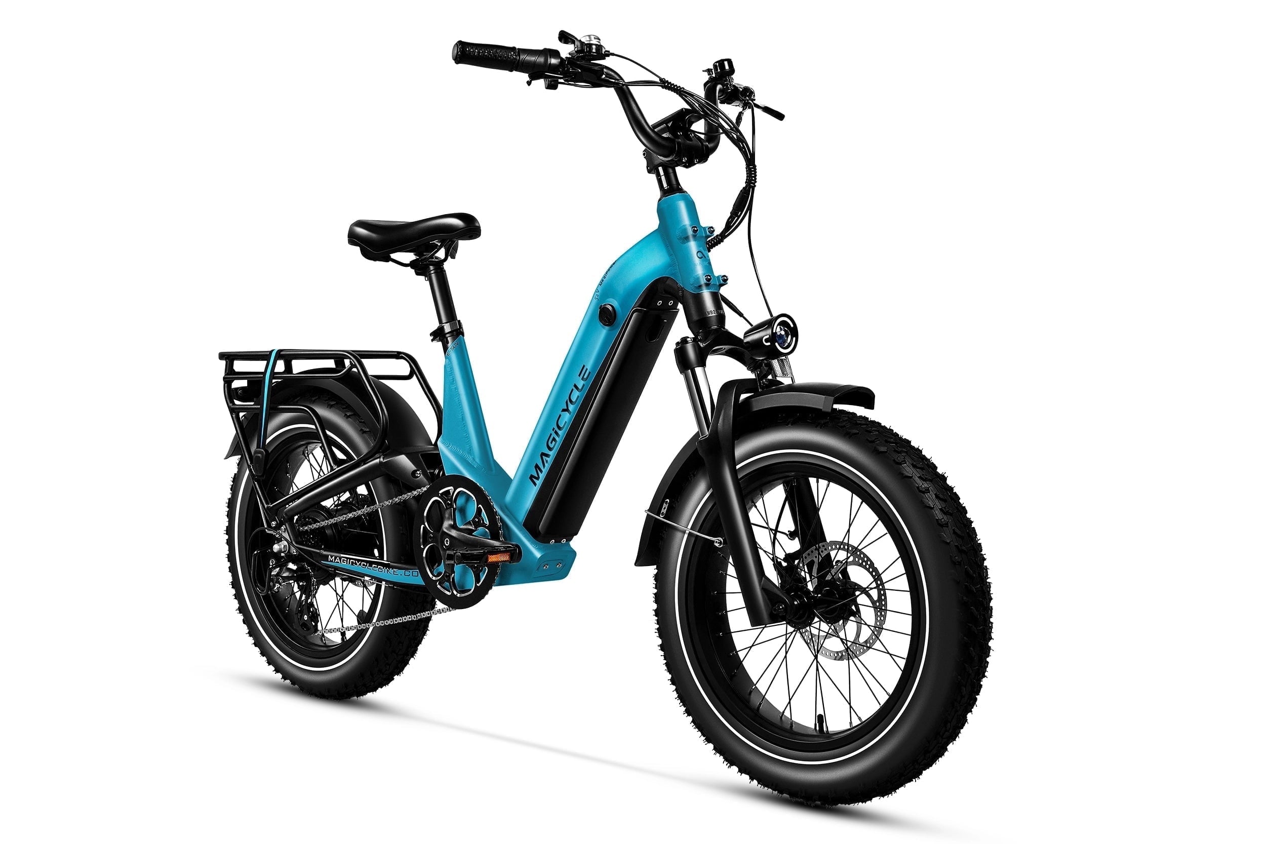 Magicycle 20'' Fat Tires Electric Bike for Adults, 1000W Brushless Motor Ebike with 52V 20Ah Removable Battery, 120 Miles, 32mph Max Speed, 8 Speed Commuter City Cruiser Electric Bicycle Electric Bikes