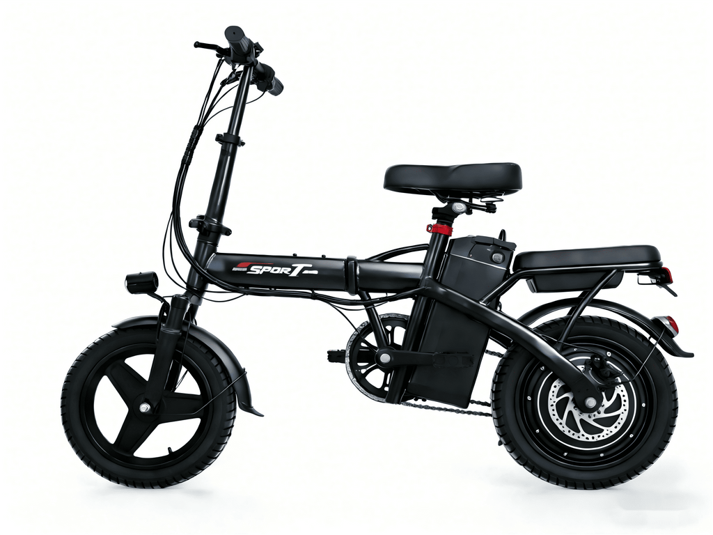 PIKA 750W Foldable Electric Bike for Adults, 48V 10Ah Removable Battery, 14 Ebike, Electric Mini Bike,The range is 25 miles UL 2849 Electric Bikes