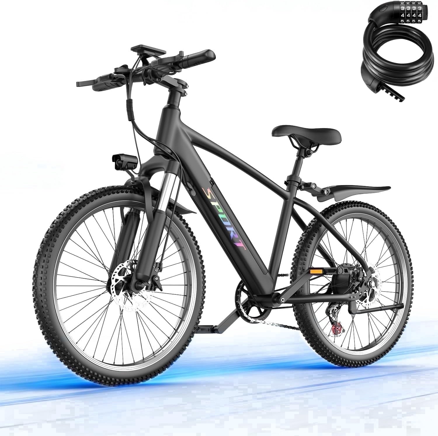 Pikabike E-Mountain Bike, 26 1500W Continuous Electric Bike for Adults, 48V 12Ah Removable Battery, UL 2849, 25MPH, 65 Miles Range, off-Road Electric Bikes