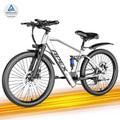 X-koala 26 Electric Bike for Adults & Teens, 1200W Peak Motor, 25 MPH, 48V Internal Battery, UL 2849 Certified IPX7 Waterproof Ebike, 7-Speed Electric Mountain Bike with Saddle Suspension Electric Bikes