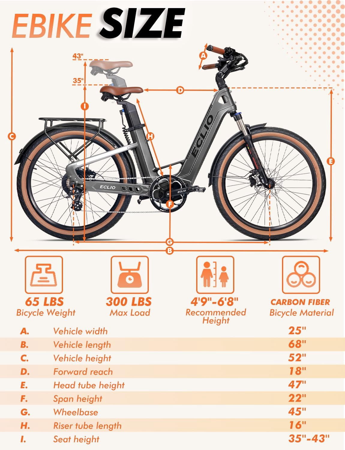 26 Carbon Fiber Electric Bike for Adults, 750W Motor 24MPH Lightweight Commuter E-Bike, 48V Dual Battery 128 Miles Long Range, 13+ Adult Electric Bicycle - Gray Electric Bikes