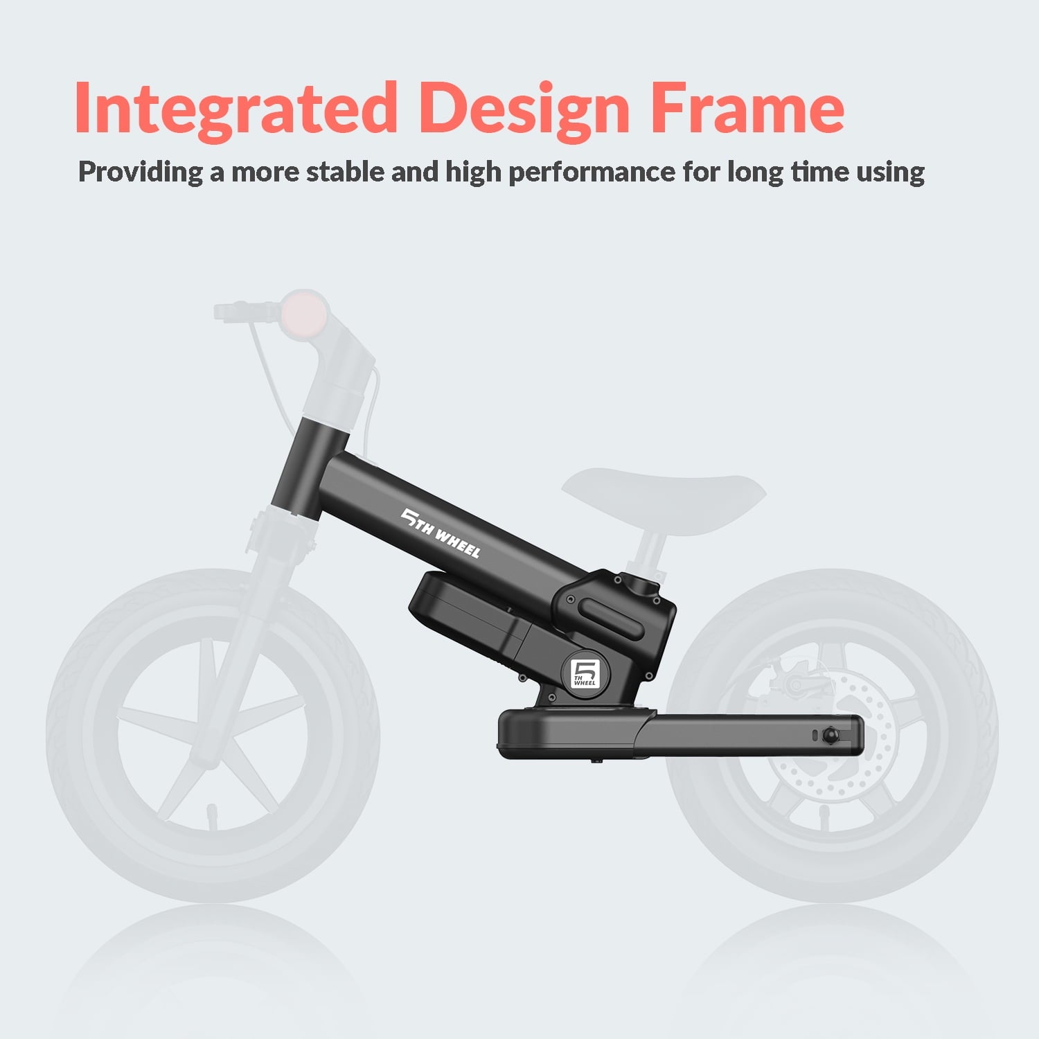 5TH WHEEL KB09 Electric Bike for Kids, 150W Electric Balance Bike Ages 3-8 Years Old, 12 Pneumatic Tire with Dual Brake, 3 Speed Modes Kid Electric Motorcycle Electric Bikes