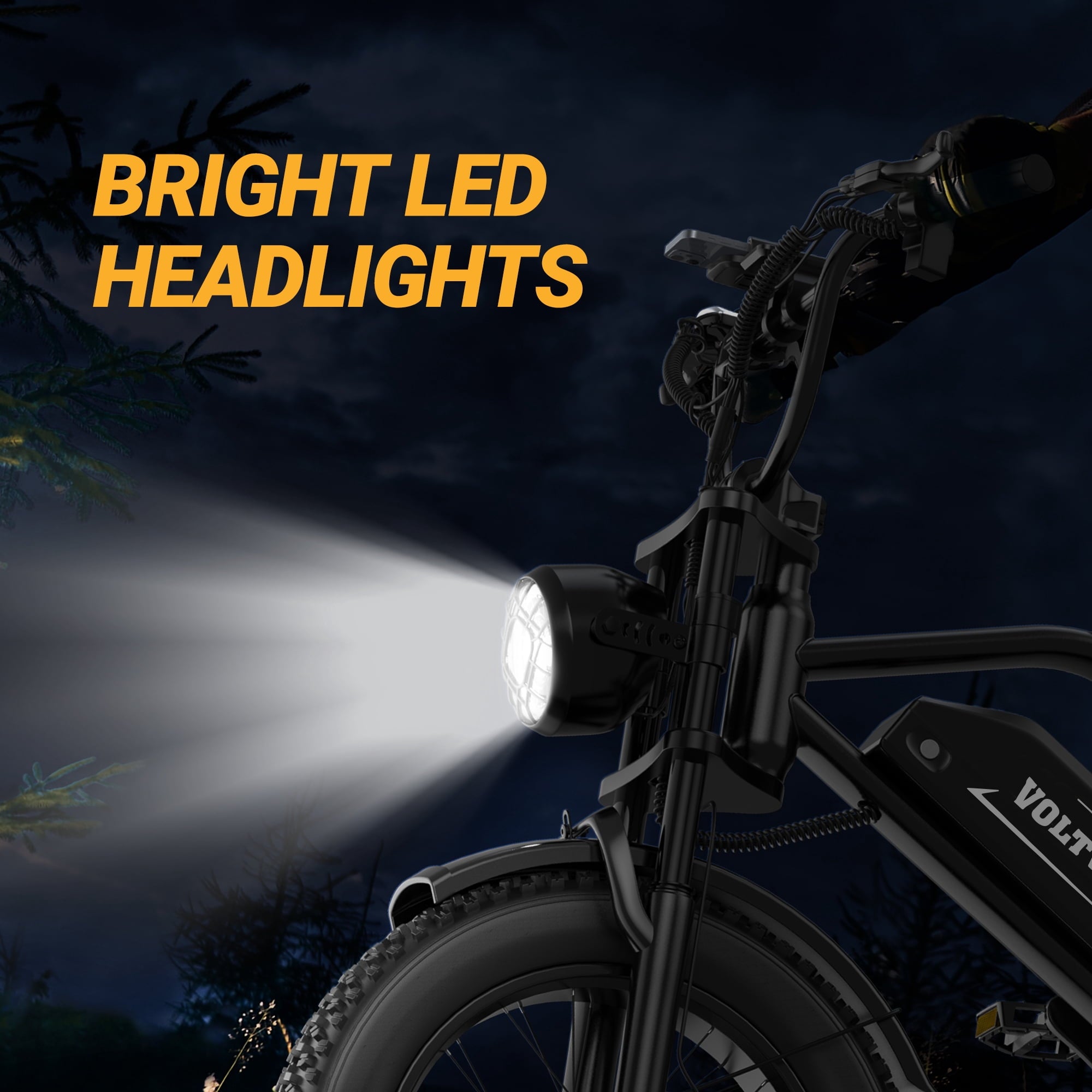 VOLTVOGUE BK-20 Adult Electric Bike, 1500W Brushless Motor, 20 Fat Tire 48V 960Wh Ebike, 31MPH Top Speed Dual Suspension Electric Bikes