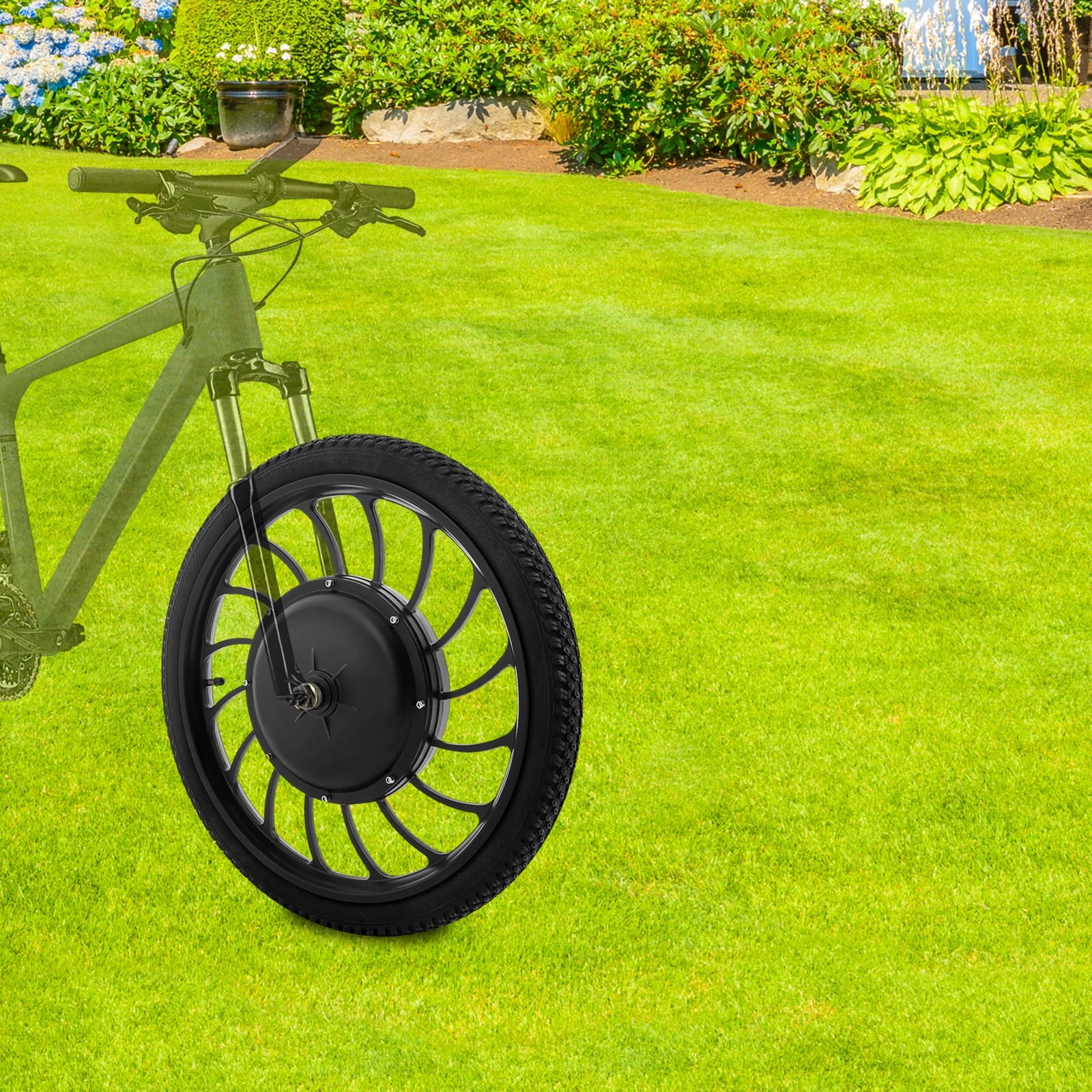 1000W Electric Bicycle Motor Wheel – High-Speed E-Bike Hub with 7-Spee – fluxvelocity