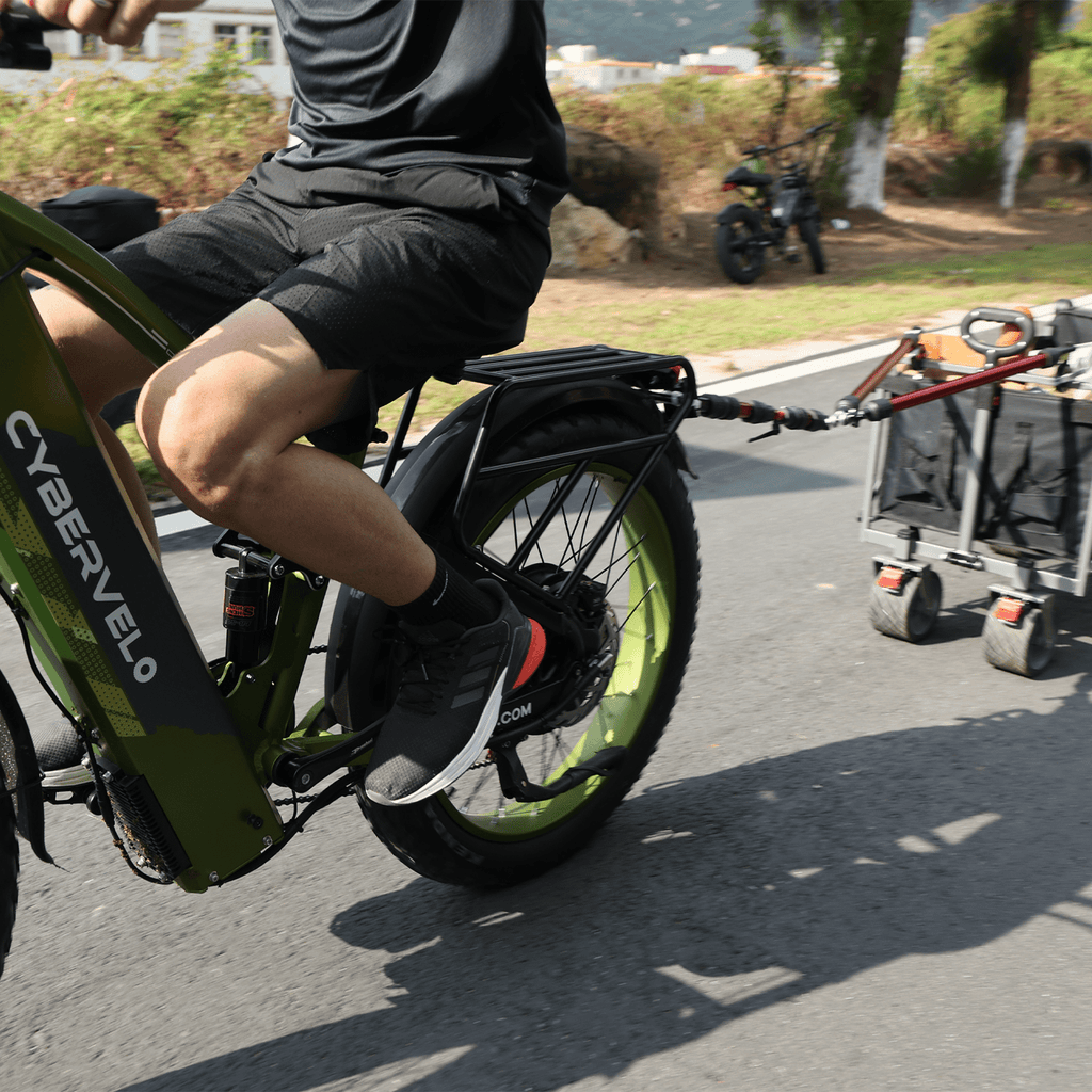 26x 4 Electric Bike,2000W Peak Motor,60V 50AH Removable Battery,Full Suspension Fat Tire E-Bike,Rear Rack, UL 2849 Electric Bikes