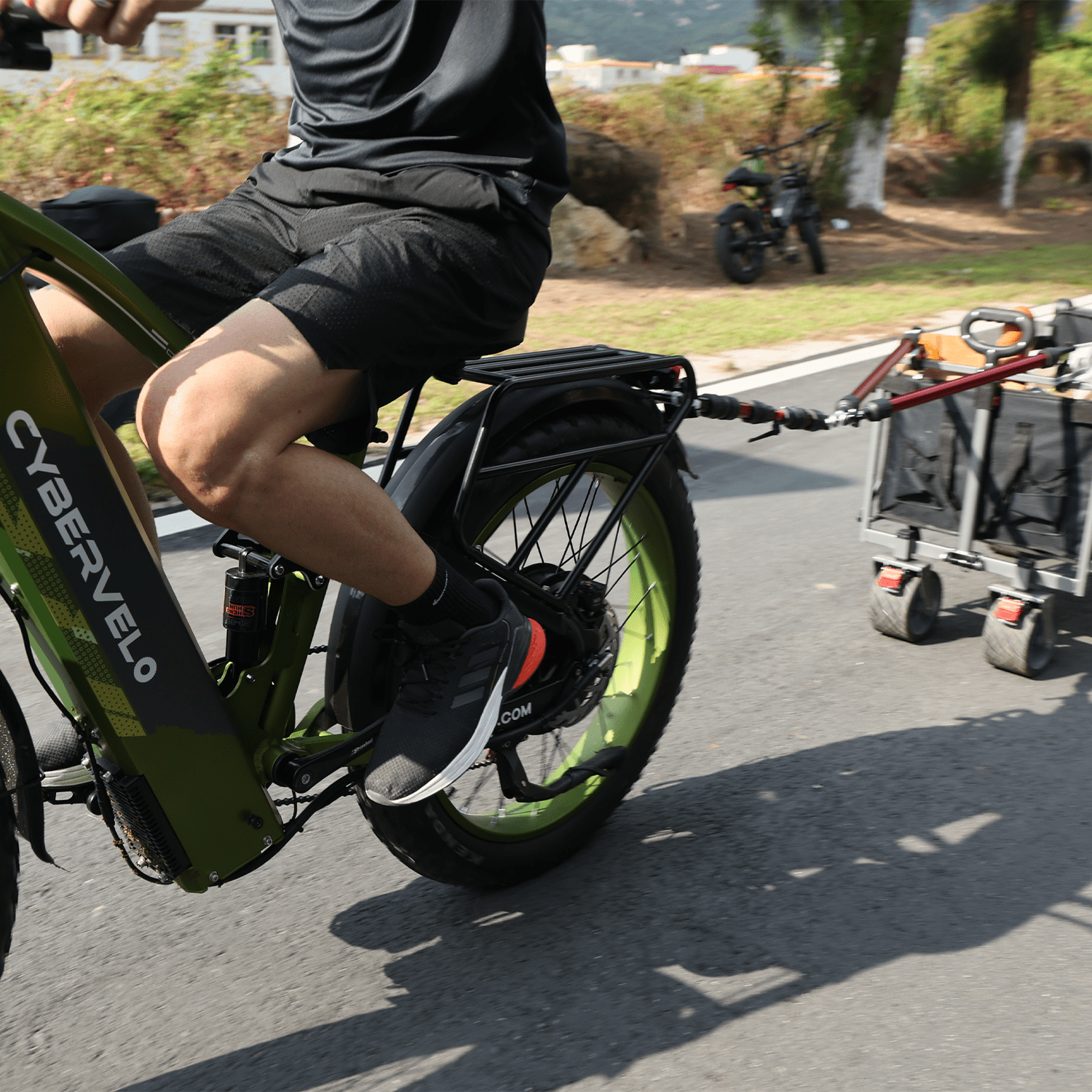 26x 4 Electric Bike,2000W Peak Motor,60V 50AH Removable Battery,Full Suspension Fat Tire E-Bike,Rear Rack, UL 2849 Electric Bikes