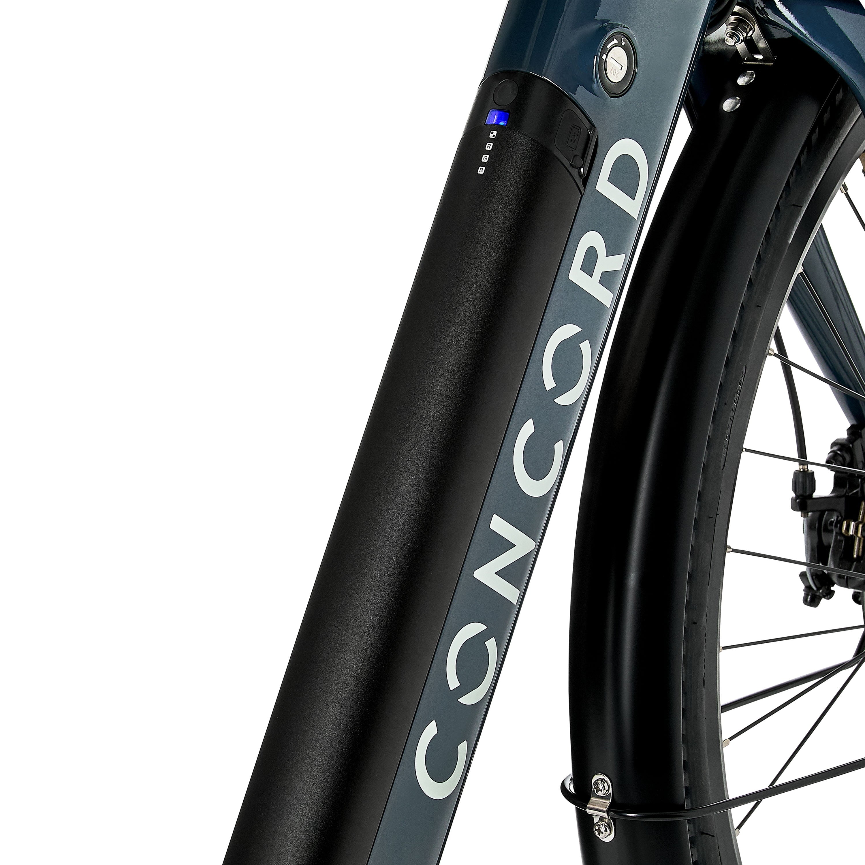 Concord 27.5 Aluminum Step-Over Electric Bike, 36V, Class 2, Gray - Unisex Adult Electric Bikes
