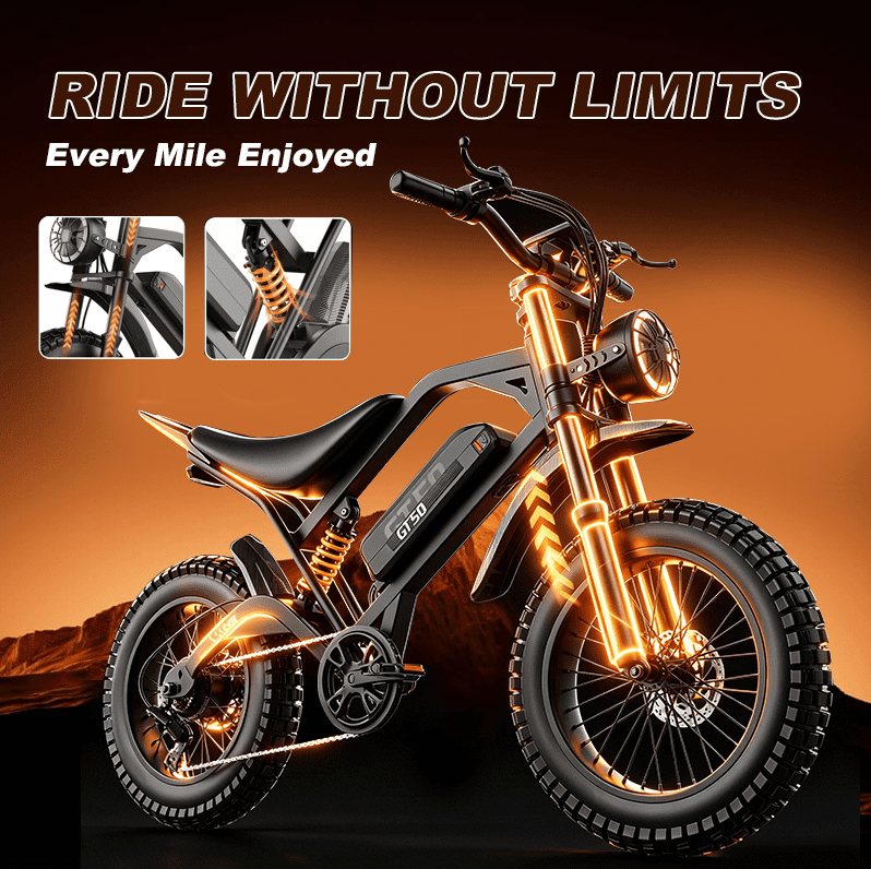 Adult Electric Bike 2500W Brushless Motor, 48V 25AH Long Range Battery, 26 Fat Tire E-Bike, 25MPH, 7-Speed, IPX5 Waterproof, Electric Bicycle for Mountain, Beach, Commute Electric Bikes