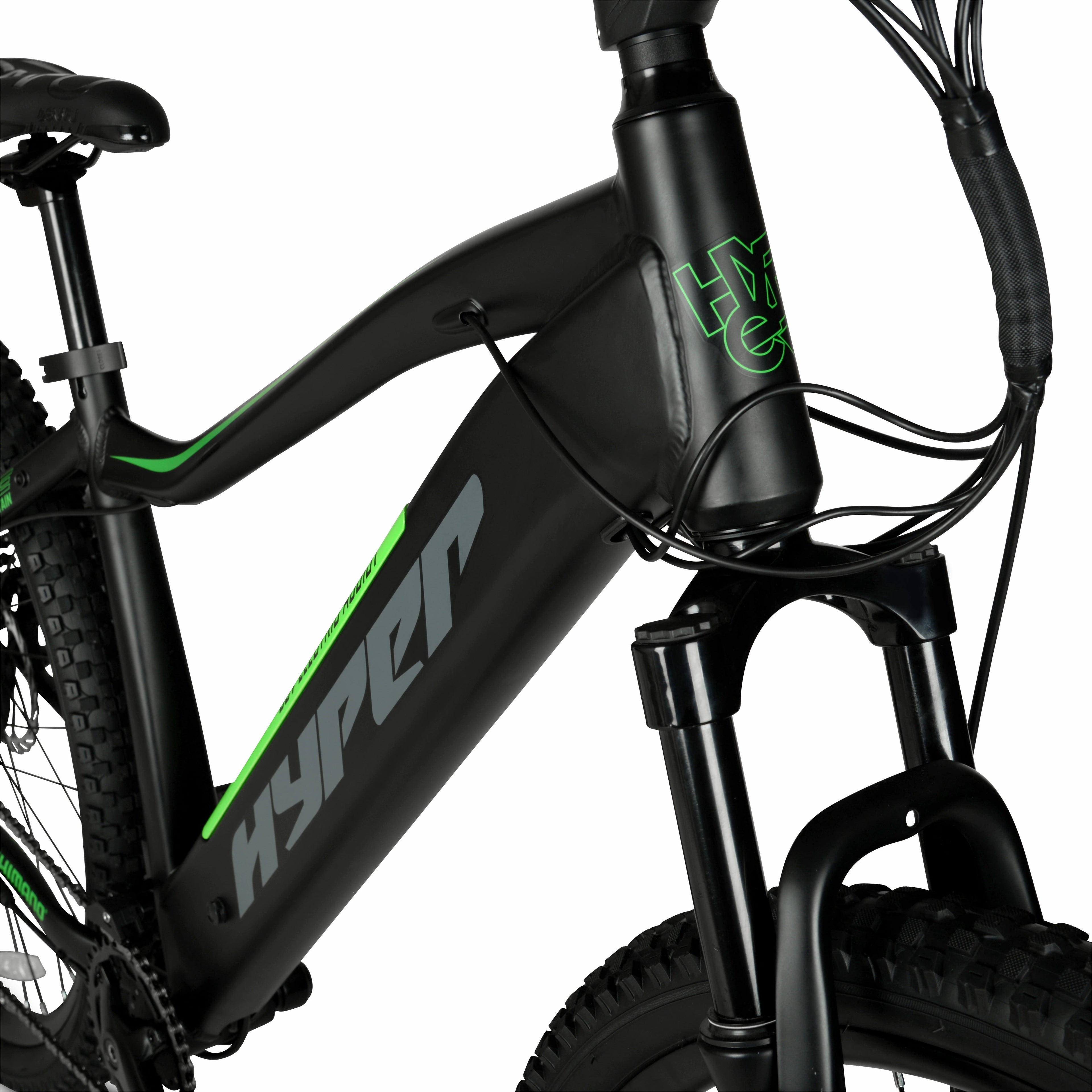 Hyper Bicycles 29 36V Class 2 Electric Mountain Bike, 350W Motor, Adult Ages 14+, Black Electric Bikes