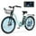 MOONCOOL Electric Bicycle for Adults 350W , 7-Speed Ebike with 36V 10.4Ah Removable Battery， 40 Miles Range , 20 mph Electric Commuter Bike for Women Men Electric Bikes