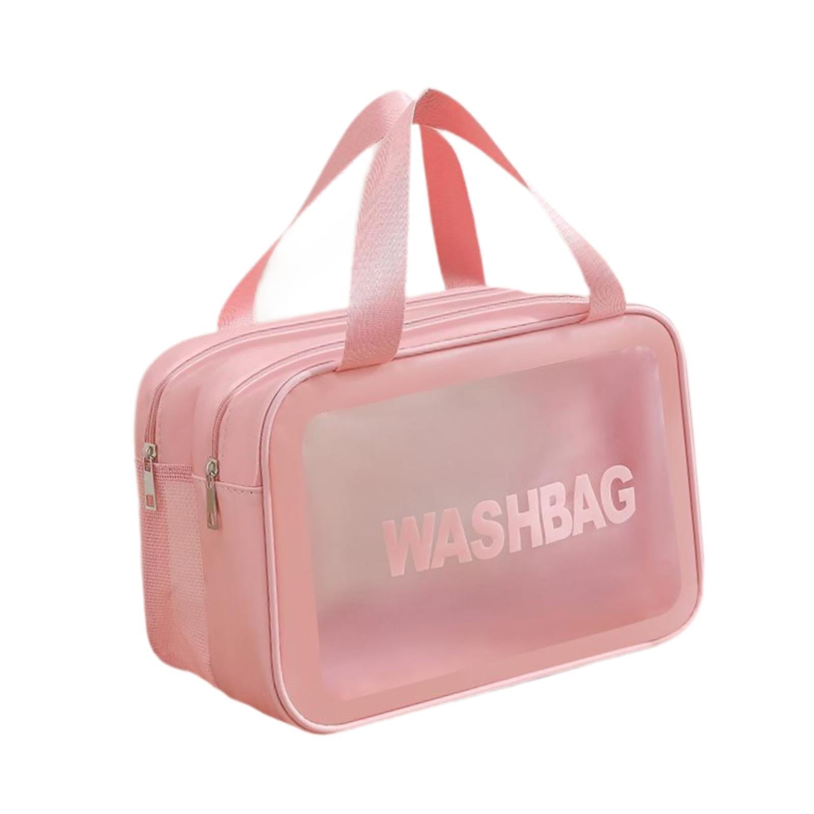 DOLITY Travel Toiletry Bag Cosmetic Bag Organizer for Swimming Sports Games Concert Pink M Electric Bikes