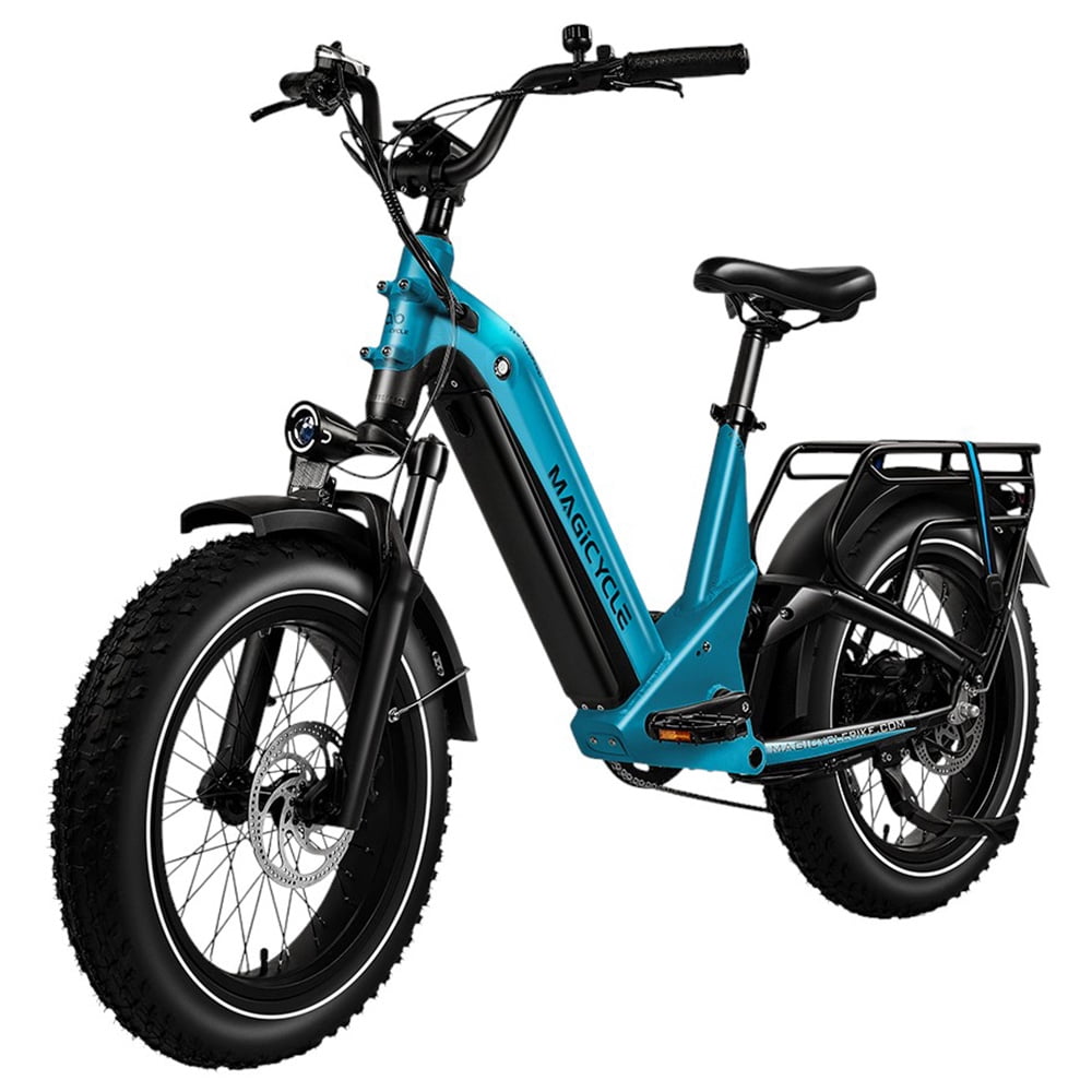 Magicycle 20'' Fat Tires Electric Bike for Adults, 1000W Brushless Motor Ebike with 52V 20Ah Removable Battery, 120 Miles, 32mph Max Speed, 8 Speed Commuter City Cruiser Electric Bicycle Electric Bikes