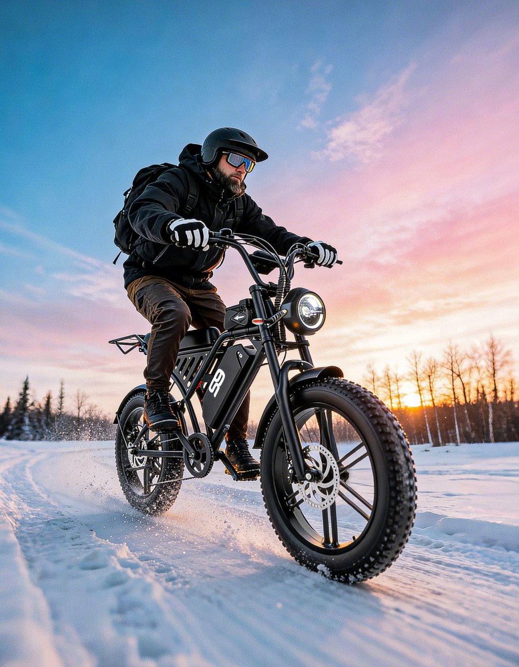 AZHAR Off-Road Electric Mountain Bike for Adults, 20*4 Fat Tire E-Bike, 48V 20Ah Removable Battery, 750W Rated (2500W Peak) Motor, 32MPH Max Speed , UL2849 Certified Electric Bikes