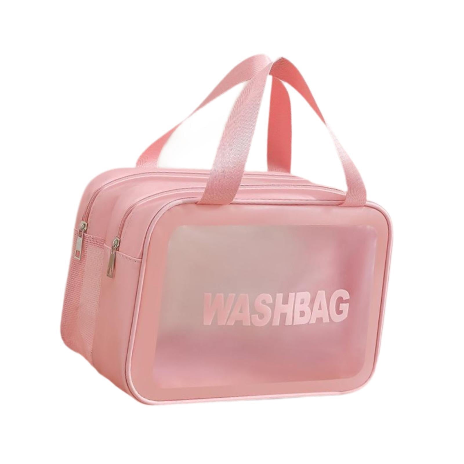 DOLITY Travel Toiletry Bag Cosmetic Bag Organizer for Swimming Sports Games Concert Pink M Electric Bikes