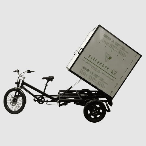 Electric Delivery Cargo Trike Bicycle 500W Motor 48V Battery Box Truck 3 Wheel Utility Bike 660 lb Load Pedal Assist LED System Black Electric Bikes