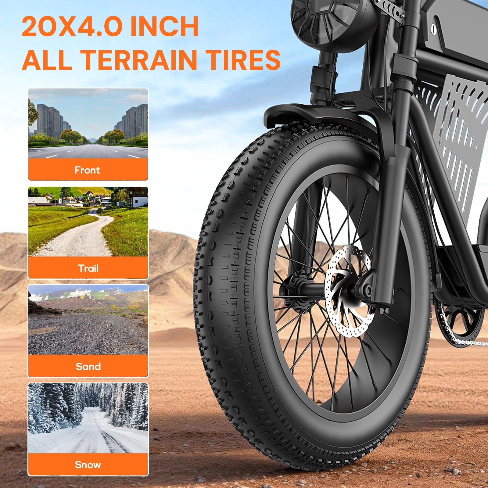 GWEIT Electric Bike for Adults, 1500W Peak Motor, 30MPH & 65 Miles Electric Mountain bike, 48V 20Ah Battery, NFC & Password Unlock, 20 Fat Tire Off-Road Ebike, UL2849 Certified Electric Bikes