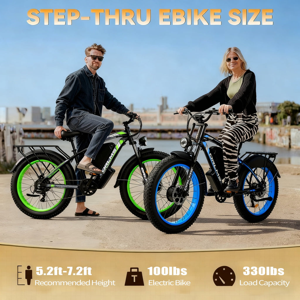 5000W (Peak) Electric-Bike, 60V 25AH Battery Electric Bike for Adults, Dual-Motor-Ebike 45MPH Ebike, 26*4.0 Fat Tire Ebike, AWD 21-Speed E-Mountain Bicycle for Off-Road Snow Sand UL 2849 Electric Bikes