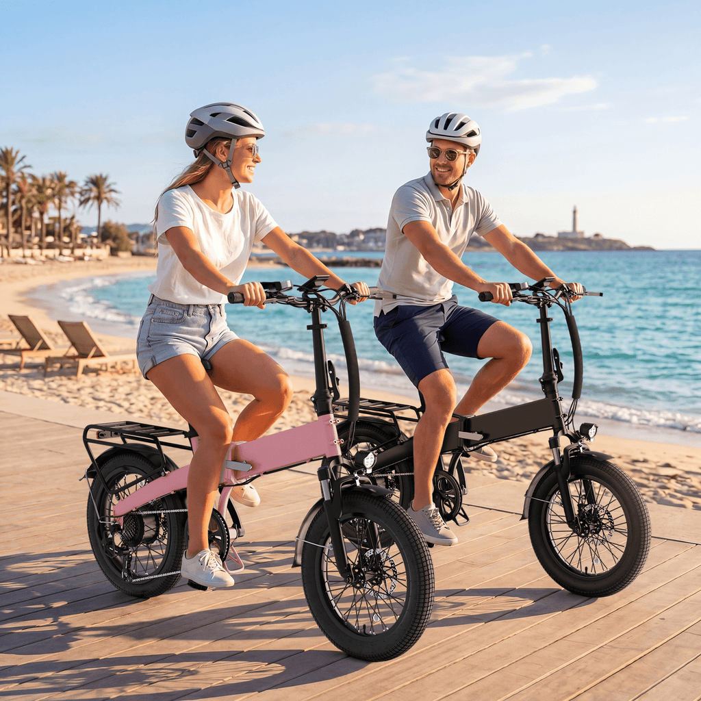 YareYi Electric Bicycle for Adults 20, 750 Peak Motor Folding E Bike with 48V Battery, 25 MPH E Mountain Bike, UL 2849 Electric Bikes