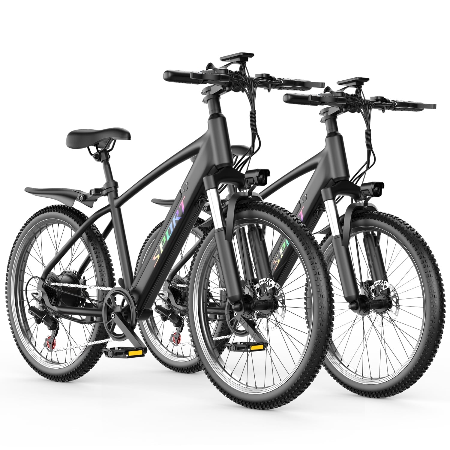 F28-1500W Peak 26 Electric Mountain Bike for Adults,48V 10.5A Off-Road E-Dirt Bike (Removable Battery）55 Mile Range,LCD Display,365 lbs Capacity,Pneumatic Tires-UL2849 Certified (Camp,Trail Rid) Electric Bikes
