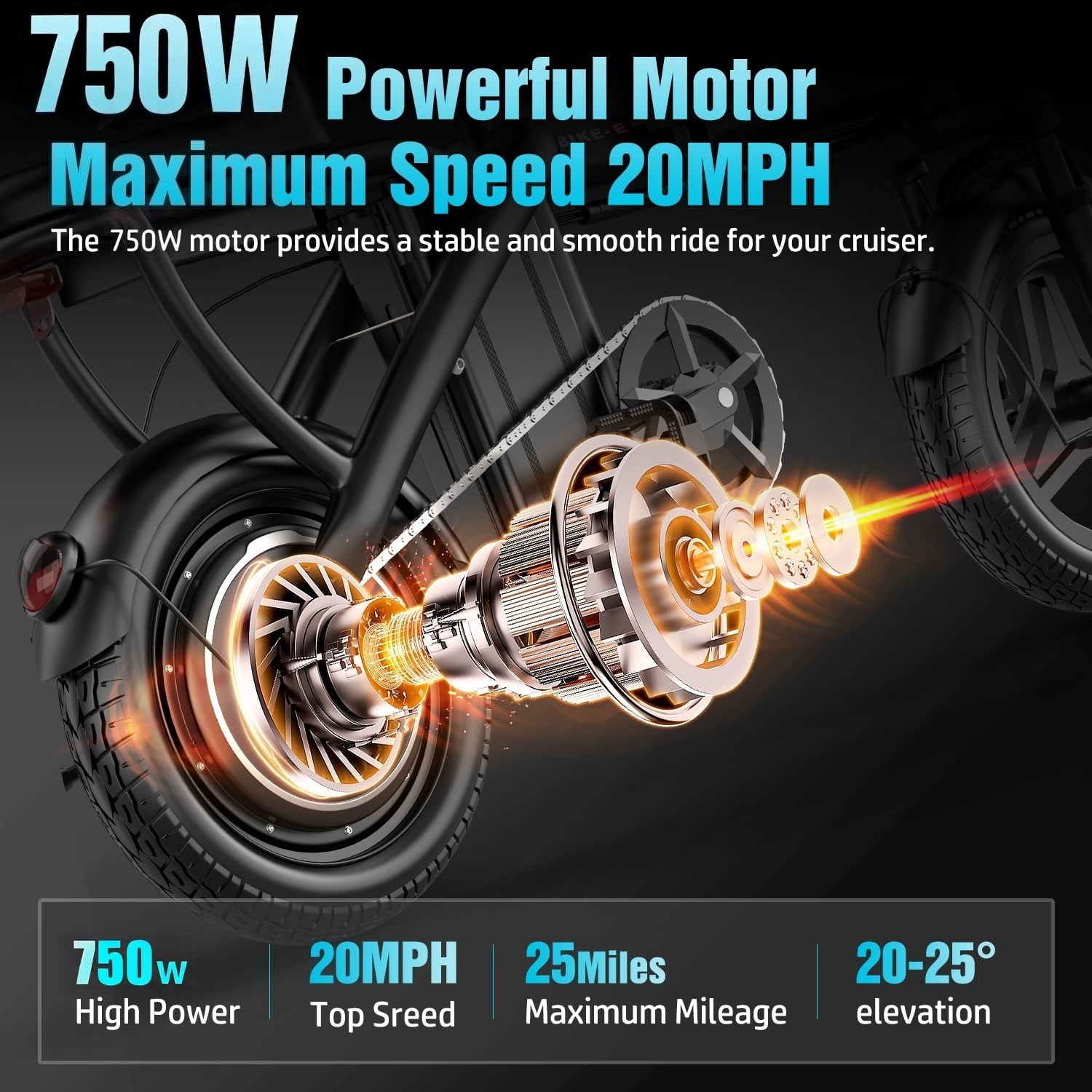 PIKA 750W Foldable Electric Bike for Adults, 48V 10Ah Removable Battery, 14 Ebike, Electric Mini Bike,The range is 25 miles UL 2849 Electric Bikes