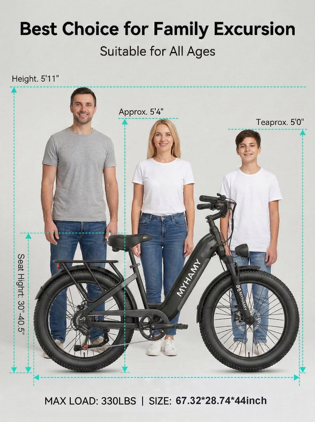 2000W Peak Power Electric Fat Tire Bike for Adults - 28MPH, 48V 18Ah (35-85 Miles), 24x3 All-Terrain Ebike Electirc Bicycle with Full Suspension & 11 Comfort Seat - Conquer Snow, Sand & Trails Electric Bikes