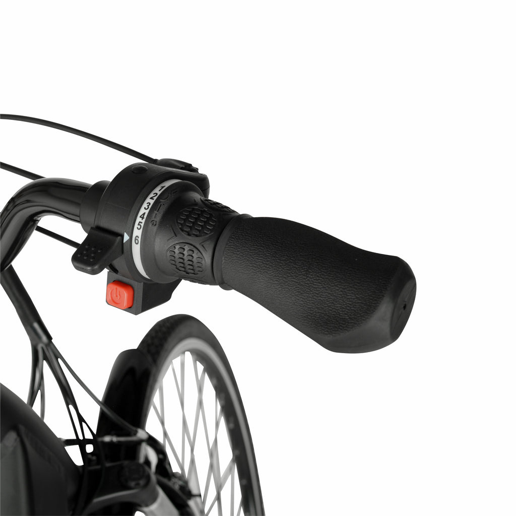 Hyper Bicycles 36V Class 2 700C Electric Commuter E-Bike, Adult Ages 13+, Pedal-Assist, 250W Motor, Black Electric Bikes