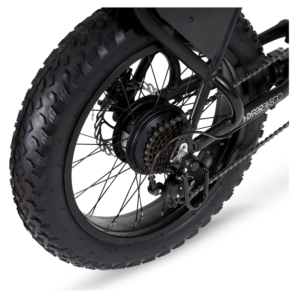 Hyper Bicycles 20 Ultra 40, 36V Electric Bike, Adult Ages 13+, 250W Motor, Matte Black Electric Bikes
