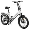 MOONCOOL Electric Bicycle for Adults 350W , 7-Speed Ebike with 36V 10.4Ah Removable Battery， 40 Miles Range , 20 mph Electric Commuter Bike for Women Men Electric Bikes