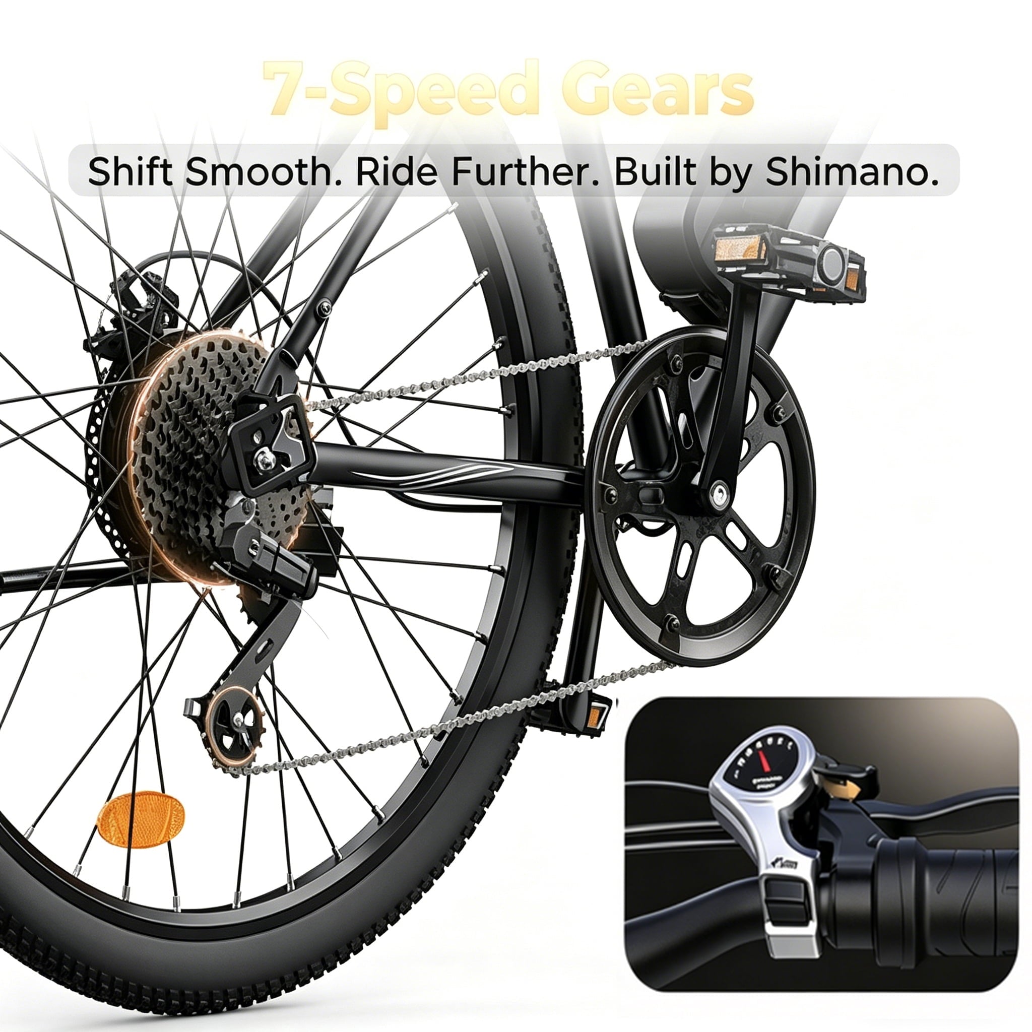 Adult Electric Bike 750W Peak Motor,20MPH E-Bike with 55 Miles+ Range,36V 15Ah Battery,Mountain Electric Bicycle for All-Day Trail Riding,Black Electric Bikes