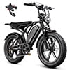 TST Electric Bike for Adults, 750W Peak 1500W Motor, 20x4 Fat Tire, E Mountain Bike, 48V/15AH UL2849 Electric Bikes