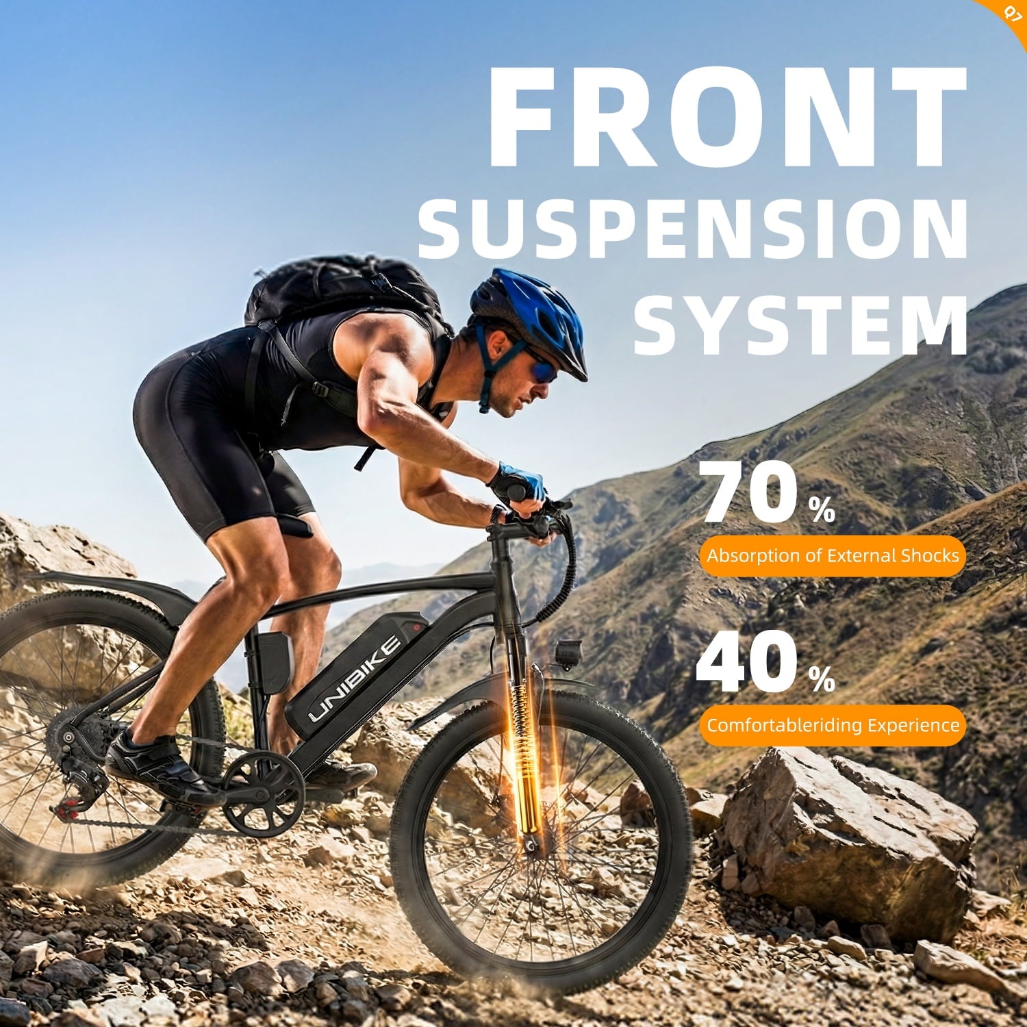26 Adult Electric Bicycle E-Bike, 748W Motor up to 60 Mile Range, 22MPH Max Speed, 36V 10Ah Removable Battery, 7-Speed, Disc Brakes & NFC Unlock, Mountain E-Bike for Commuting Electric Bikes