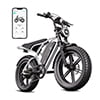 TST Electric Bike for Adults, 750W Motor, 20x4 Fat Tire, 20Mph Speed EBike, Full Suspension E Mountain Bike, 48V/15AH, UL2849 Electric Bikes