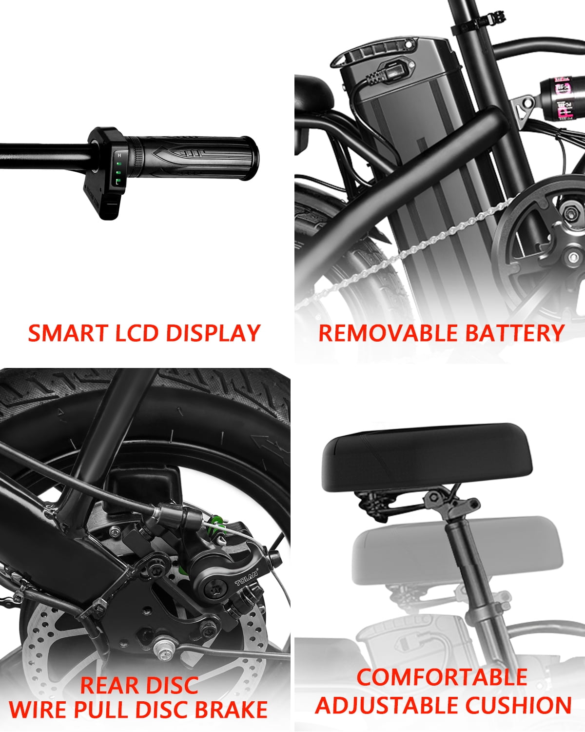 APYEAR 14 Folding Electric Bike 20 Miles, 500W Peak Electric Bicycle for Adults,  Ebike Speed of 15MPH, Suitable for Commuting? UL 2849 Electric Bikes